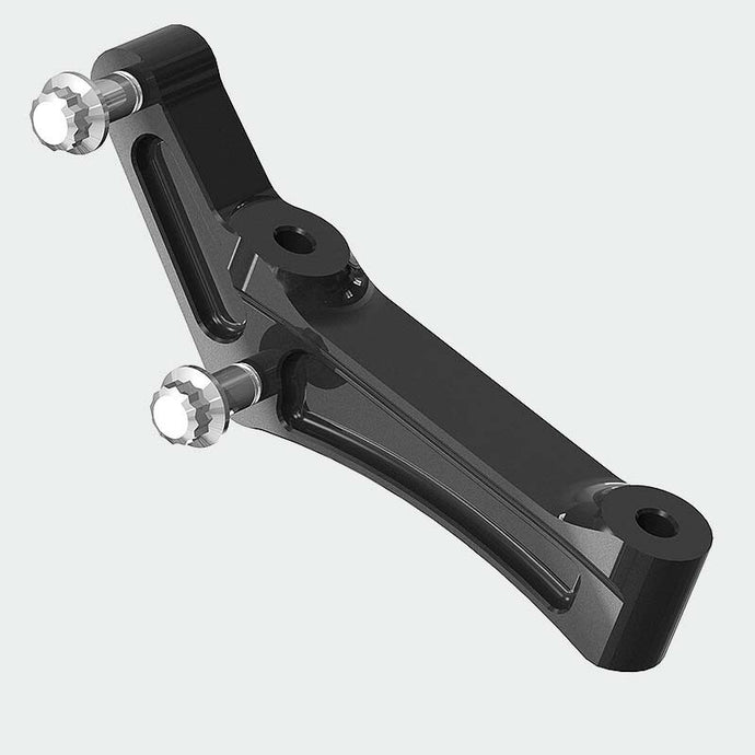 Hawg Halters Inc FBRMCC-108 Radial Caliper Adapter Brackets - Chrome