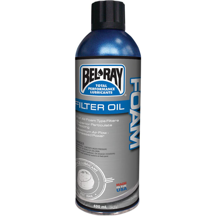Bel-Ray 99200-A400W Foam Filter Oil - 400ml. Aerosol