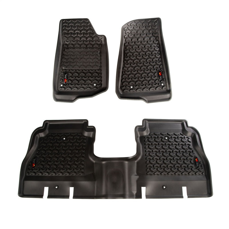 Load image into Gallery viewer, Rugged Ridge 12987.05 RUG Floor Liners - Black

