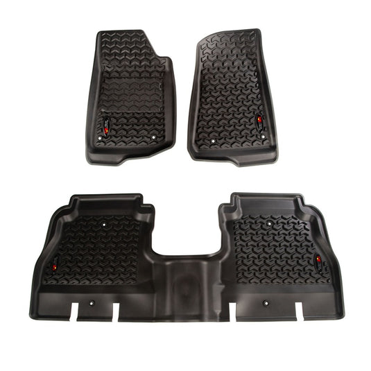 Rugged Ridge 12987.05 RUG Floor Liners - Black