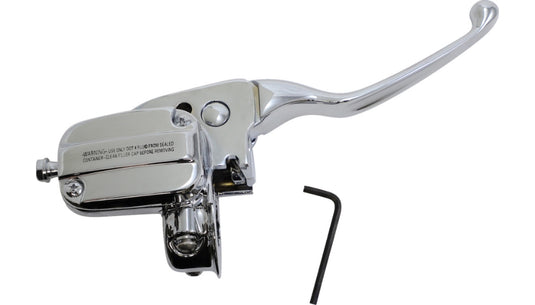 Drag Specialties 0610-2201 Front Brake Master Cylinder Assembly - Chrome