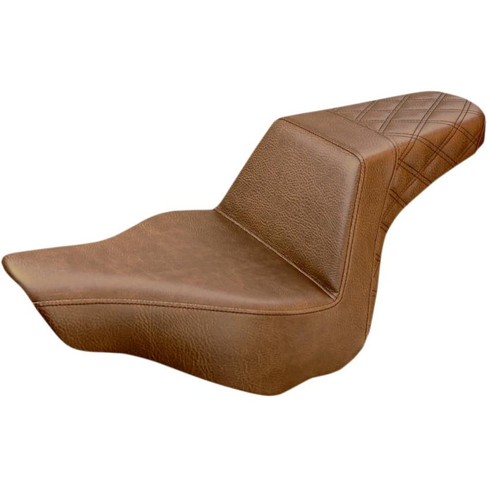 Saddlemen 813-27-173BR Step-Up Rear LS Seat - Brown Smooth