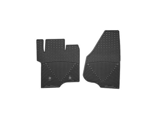 Weathertech W203 WT Rubber Mats - Front - Blk