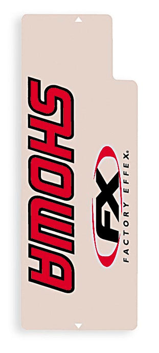 Factory Effex 02-8515 Upper Fork Shield Graphic Kit - Showa - Flo-Red