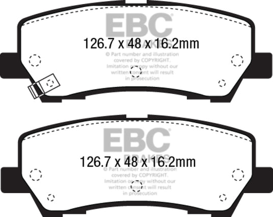 Ebc DP53043NDX EBC Bluestuff Brake Pad Sets