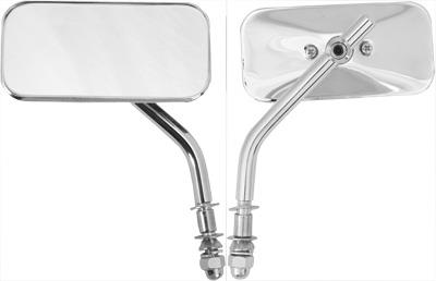 Harddrive 153086 Rectangular Mirror - Chrome