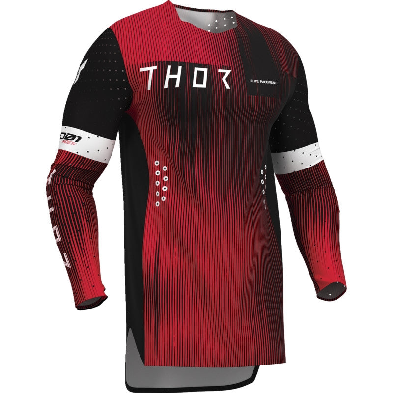 Load image into Gallery viewer, Thor Sportmode Vanish Jersey (X-Large, Black/Red)
