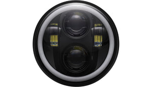 Custom Dynamics CD-575-H-B 5.75in. LED Halo Headlamp - Black