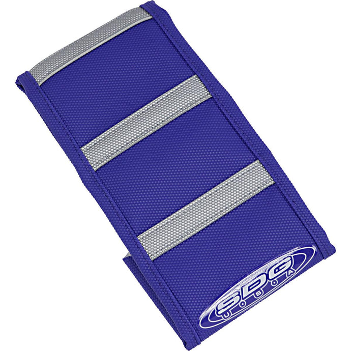 Sdg 95910XBB 6-Rib Gripper Seat Cover - Blue Cover/Blue Sides with Gray Ribs