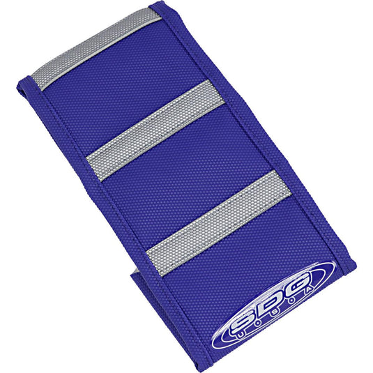 Sdg 95910XBB 6-Rib Gripper Seat Cover - Blue Cover/Blue Sides with Gray Ribs