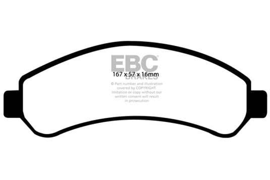 Ebc DP61256 EBC Greenstuff Brake Pad Sets