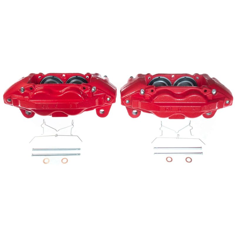 Load image into Gallery viewer, Powerstop S7342 PSB Red Calipers
