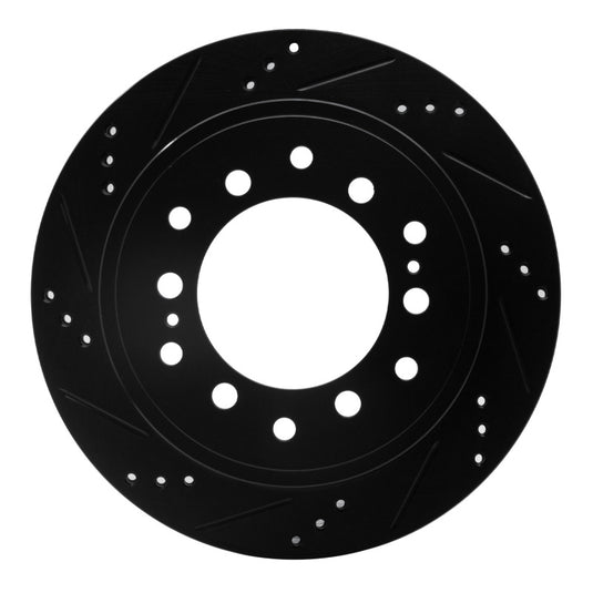 R1 Concepts 633-76143L RNC Brake Rotor - Drill & Slot