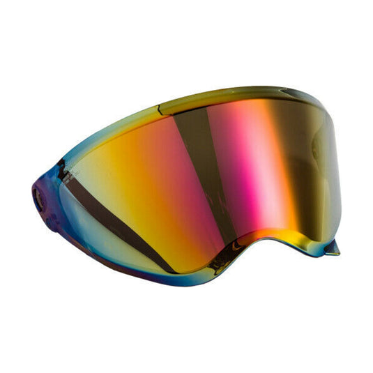 Fly Racing Face Shield for Trekker Helmets - Red Iridium