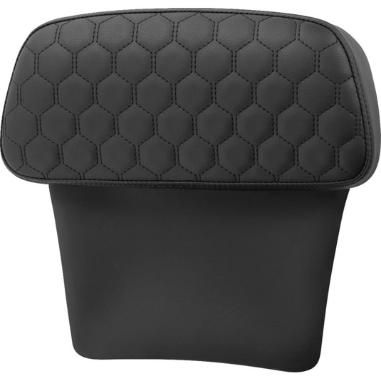 Saddlemen 814-07-154 Roadsofa Tour-Pak HC Backrest Pad for Chopped Tour-Pak - Black Stitching