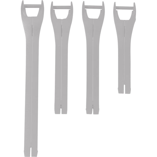 Moose Racing Qualifier Boot Strap Kit - White - 7-9