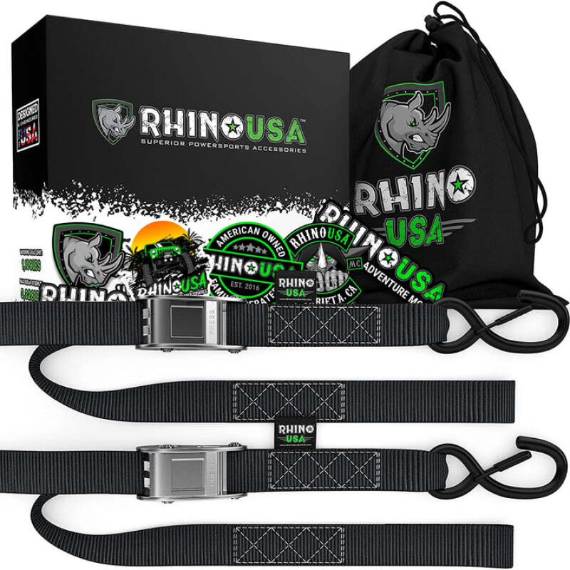 Load image into Gallery viewer, Rhino Usa RNO-CAMSOFT-GRN RSA Tie Down Kits
