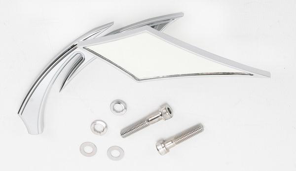 Drag Specialties 0640-0218 Die-Cast Mirror - Lance