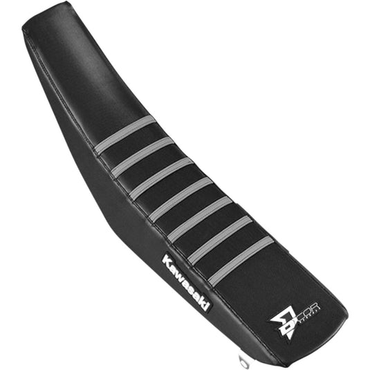 Dcor 30-20-082 Seat Cover - Black Sides - Black Top with Gray Ribs