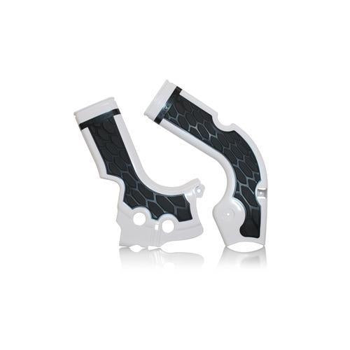 Acerbis 2449531035 X-Grip Frame Guards - White/Black