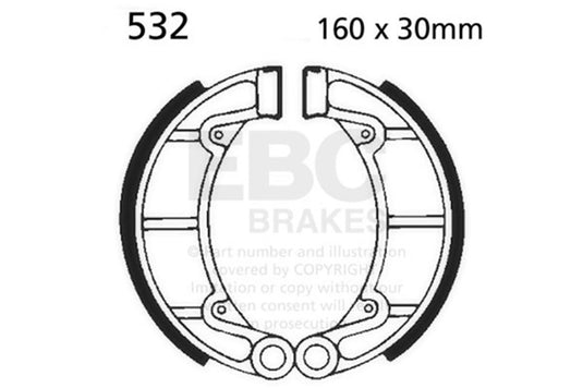 Ebc Powersports 532 EBC FA-SFA-X Brake Pads