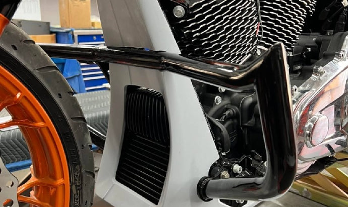 Bagger Nation SCS-17L-2PC Swoop 2 Piece Chin Spoiler