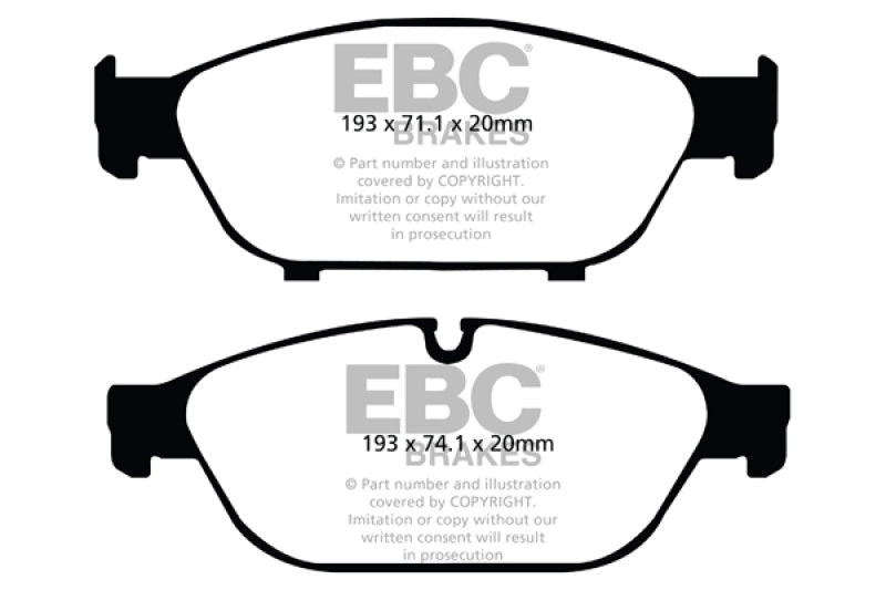 Load image into Gallery viewer, Ebc DP22086 EBC Greenstuff Brake Pad Sets
