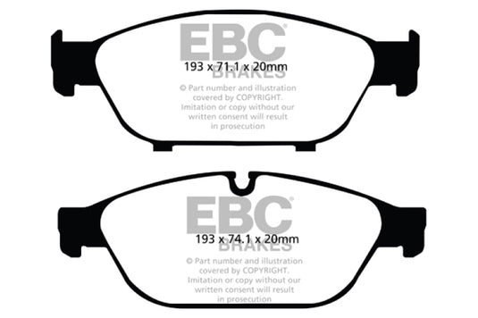 Ebc DP22086 EBC Greenstuff Brake Pad Sets