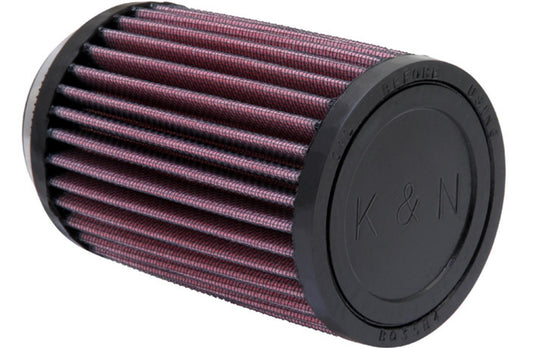 K&N Engineering RU-0810 Universal Round Straight Air Filter - Rubber End Cap