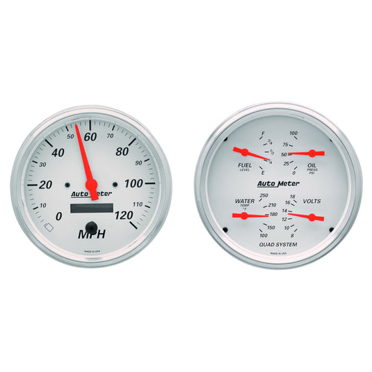 Autometer 1303 AM Arctic White Gauges