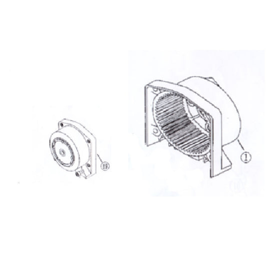 Bronco AC-12003J End Housing Clutch Assembly for 3000lb. Winch