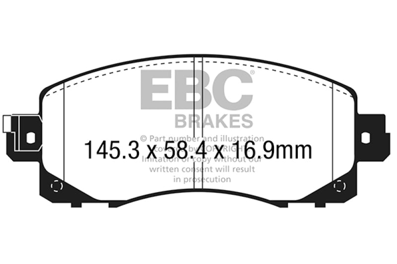Load image into Gallery viewer, Ebc DP32330C EBC Redstuff Brake Pad Sets
