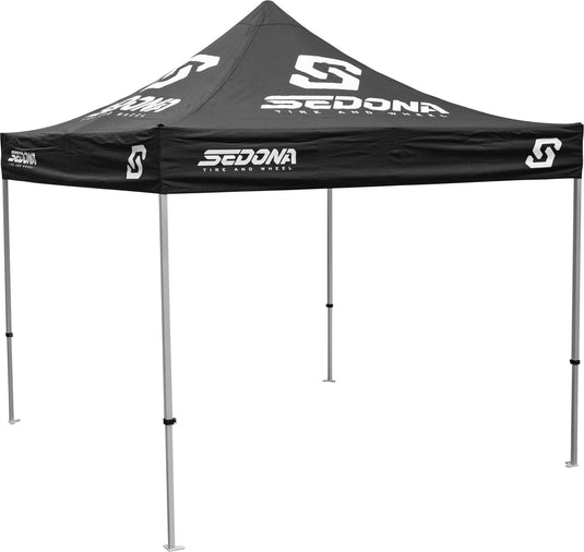 Sedona 31-31100-SEDONA Canopy Tent - 10ft. x 10ft  - Black with White Logo
