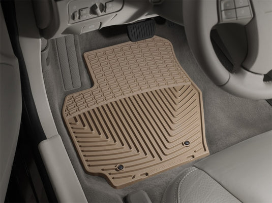 Weathertech W169TN WT Rubber Mats - Front - Tan
