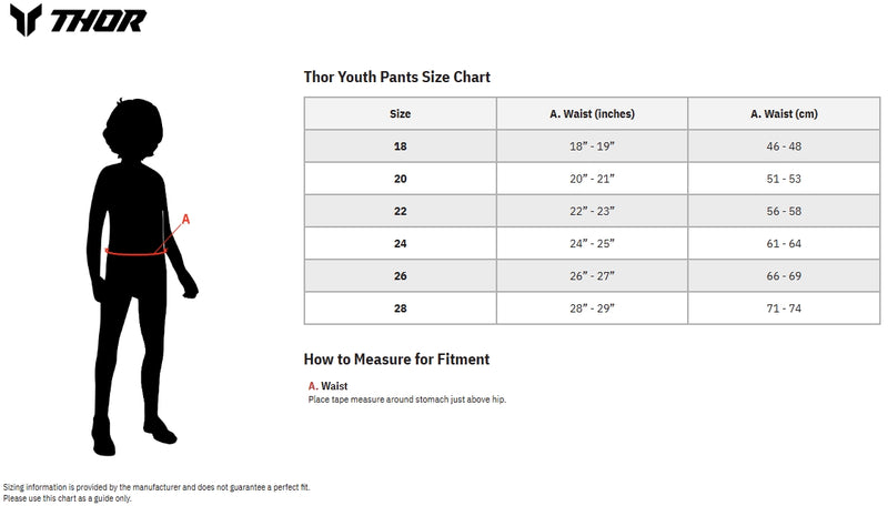 Load image into Gallery viewer, Thor Ridemode Menace Youth Pants (26, Black)
