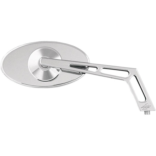 Pro-One Performance 102320 Oval Weekend Warrior Mirror with Cutout Stem - Right - Chrome