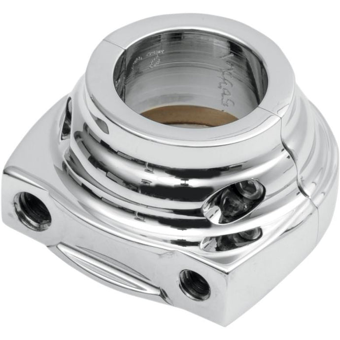 Performance Machine 0063-2001-CH Dual-Cable Throttle Housing - Thread-In - Chrome
