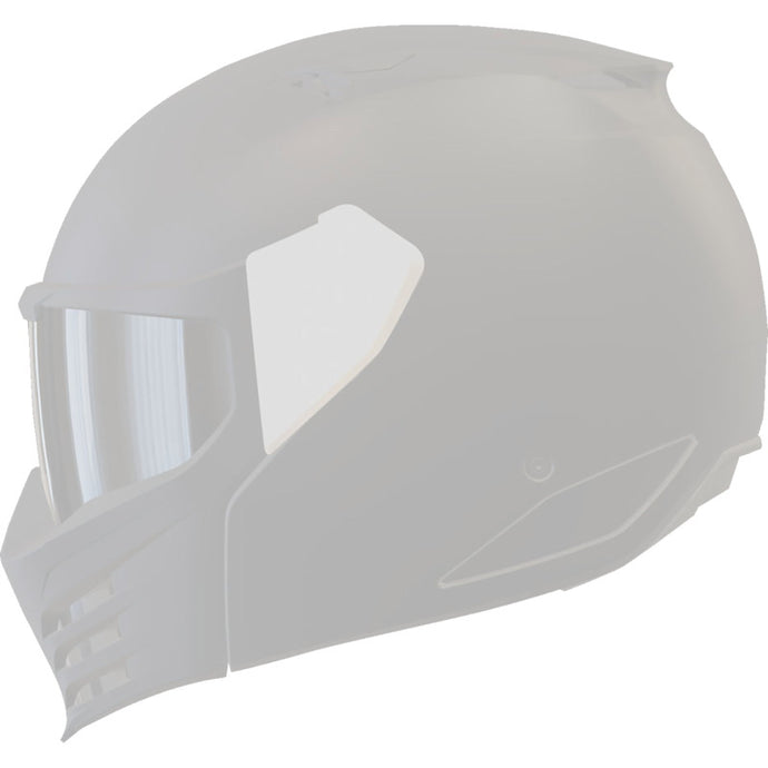 Icon Side Plate Kit for Elsinore Helmet - Gloss White