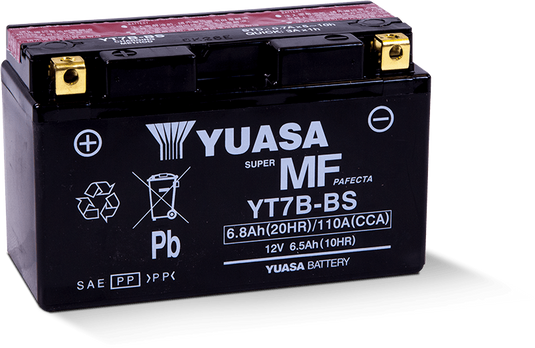 Yuasa Battery YUAM62T7B YSA Maintenance Free Battery