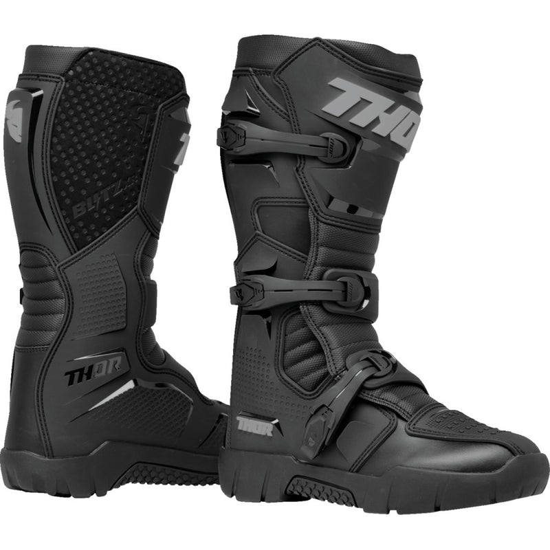 Thor Blitz XR Trail Boots Black/Gray Black