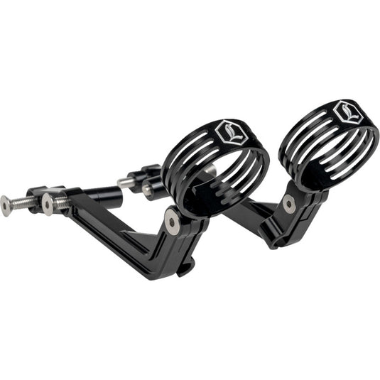 Legends 1313-0245 REVO ARC Billet Remote Reservoir Mount - Black