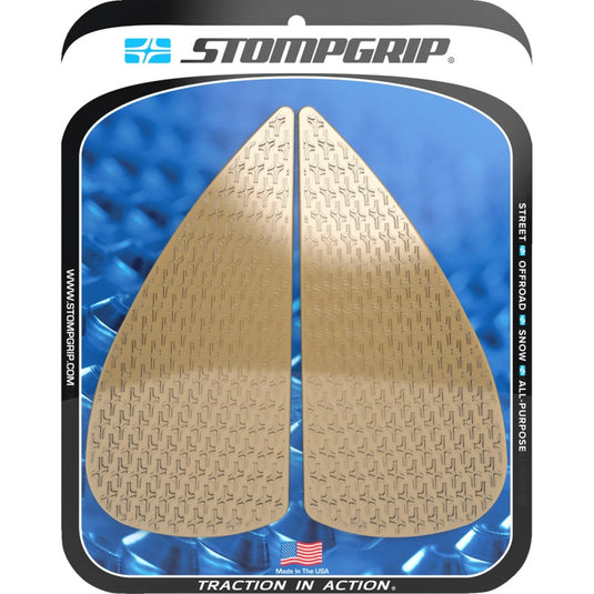 Stompgrip 55-10-0197C Volcano Profile Traction Tank Grip - Street - Clear