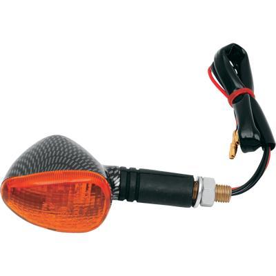 K&S Technologies 25-8400 Compact Flexible Marker Lights - Black/Amber Single Filament