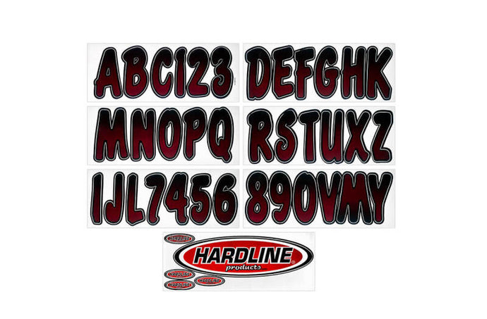 Hardline RUBKG200 HRL Registration Letters