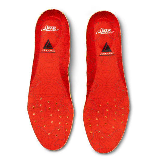 Tourmaster Super Comfortable Insoles - 12-15 - Red