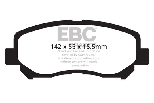 Ebc DP22134 EBC Greenstuff Brake Pad Sets