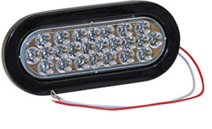 Buyers 5626324 6-1/2in. Oval LED Back-Up Light - 24 Clear Diodes