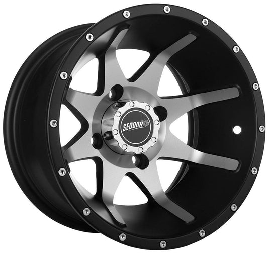Sedona A7627011-52S Storm Wheel - 12x7 - 5+2 Offset - 4/110