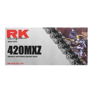 Excel 420MXZ-120 420MXZ Heavy Duty RK-Japan Chain - 120 Links - Natural