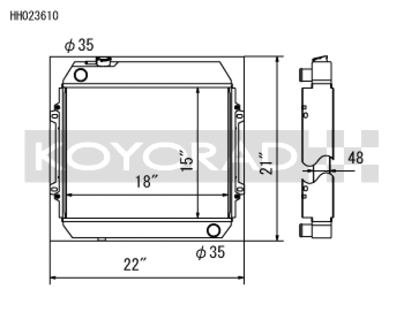Load image into Gallery viewer, Koyo HH023610 KOY Racing Radiators
